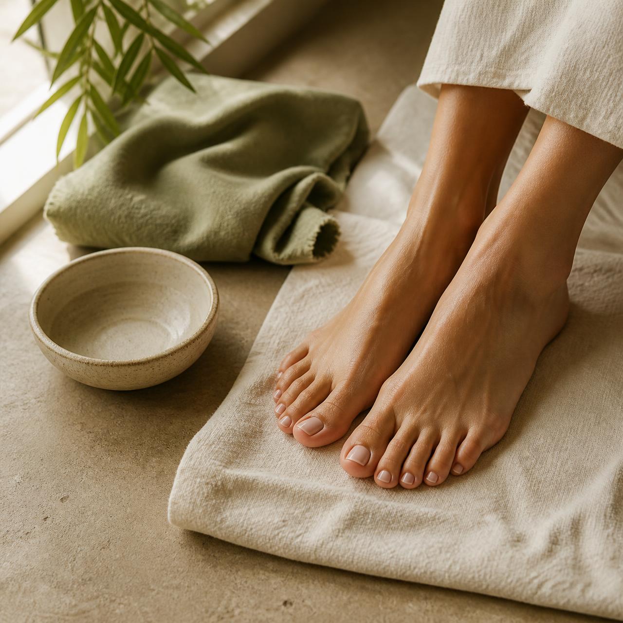 Efekt pedicure w naturalnym świetle